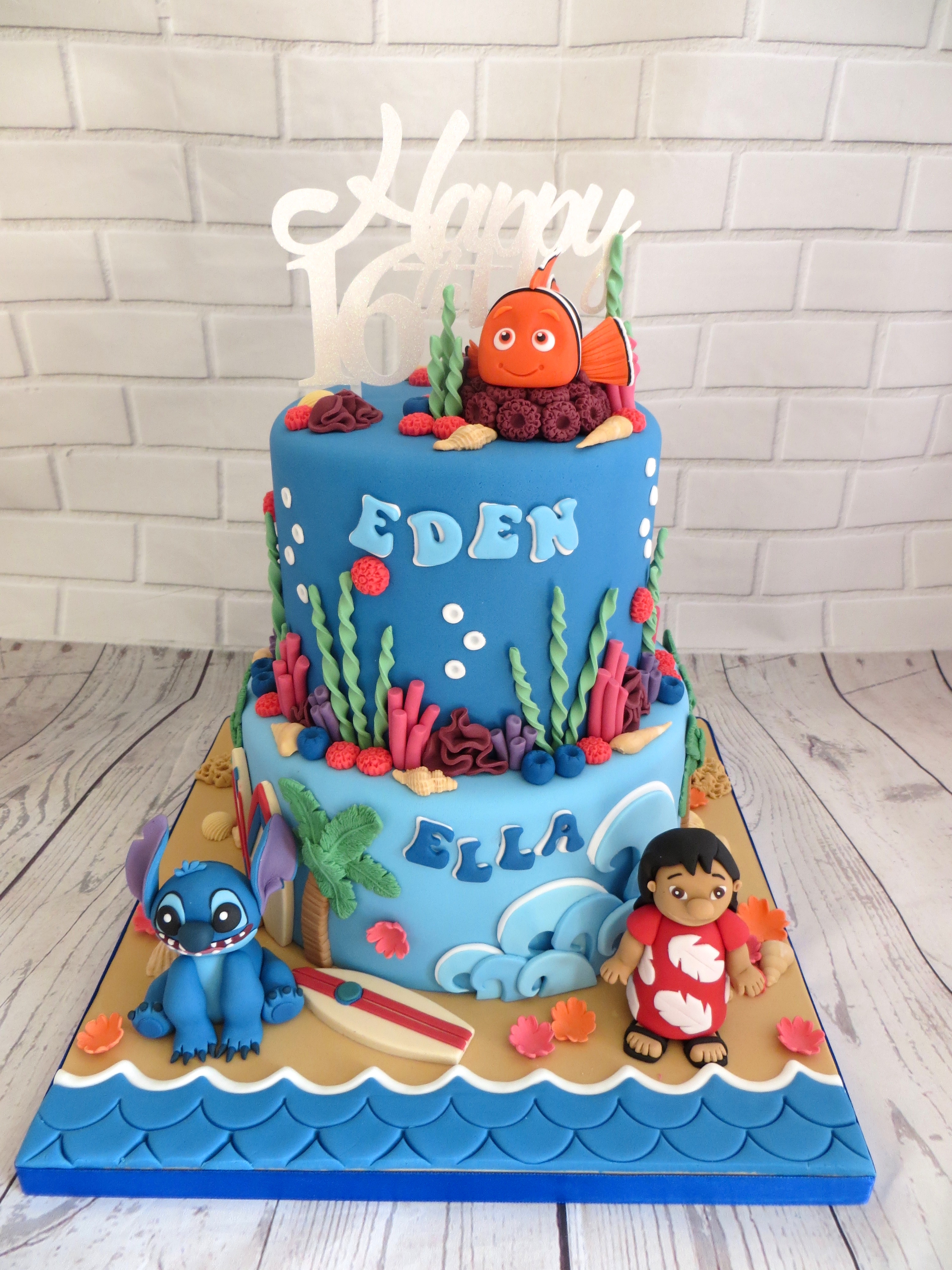 27+ Wonderful Picture Of Lilo And Stitch Birthday Cake - Birijus.com