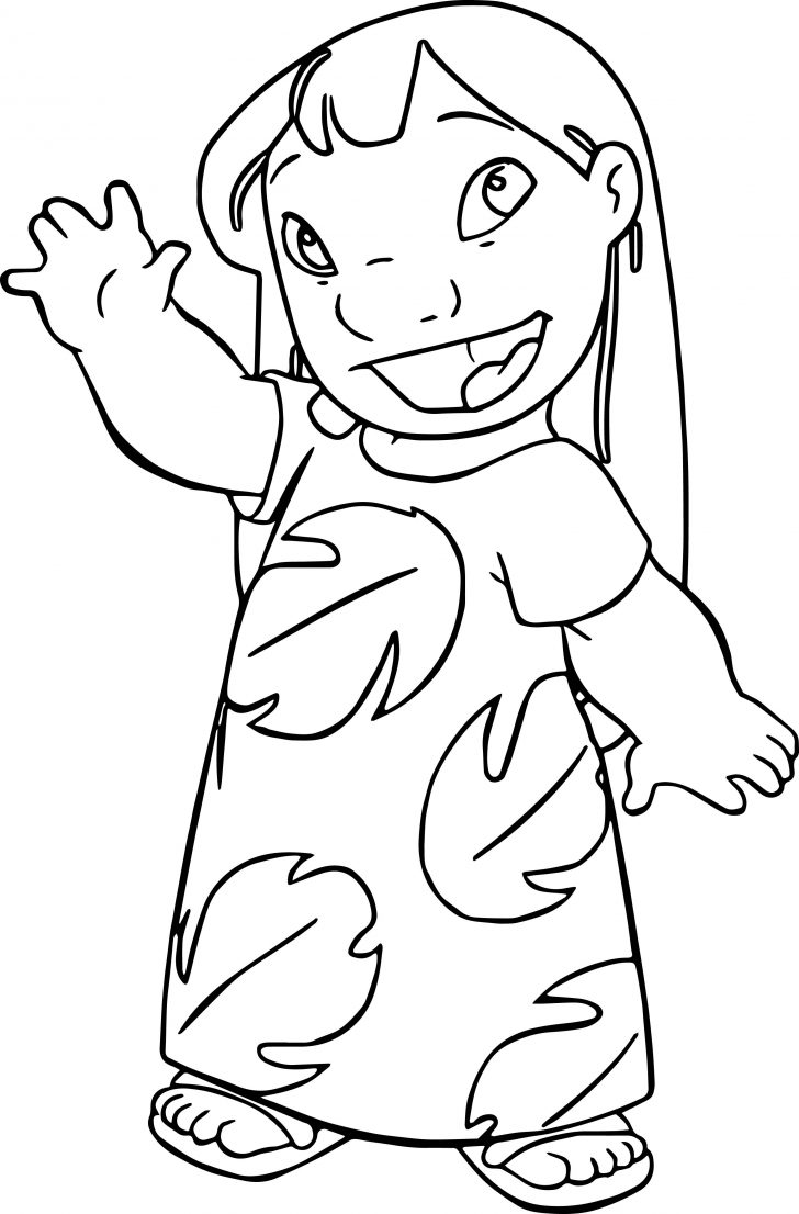 david kawena coloring page hard lilo stitch