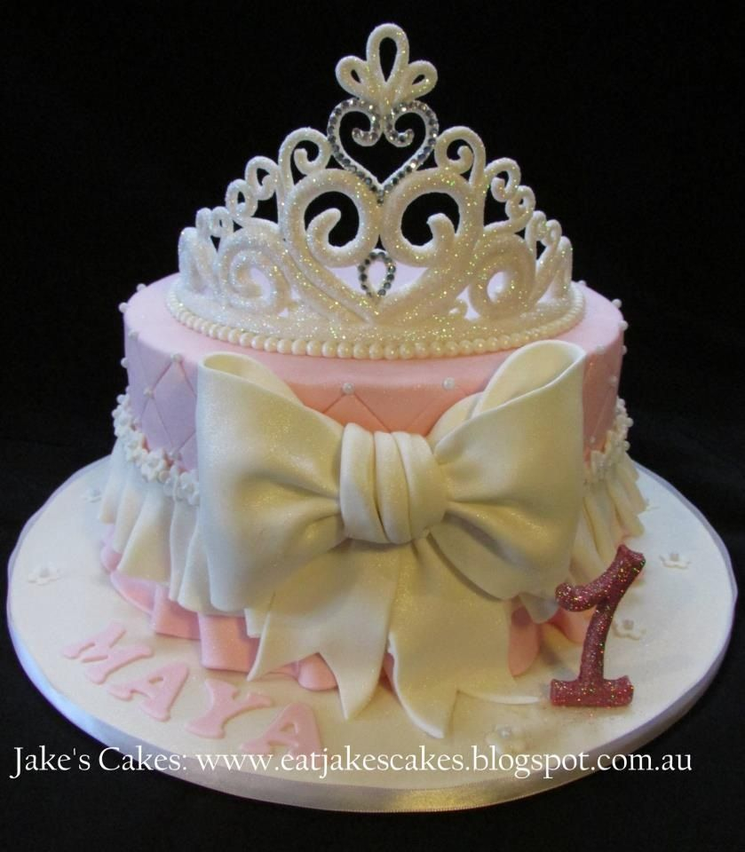 Little Girl Birthday Cakes My Ba Girls First Birthday Cake Loved It Princess Party