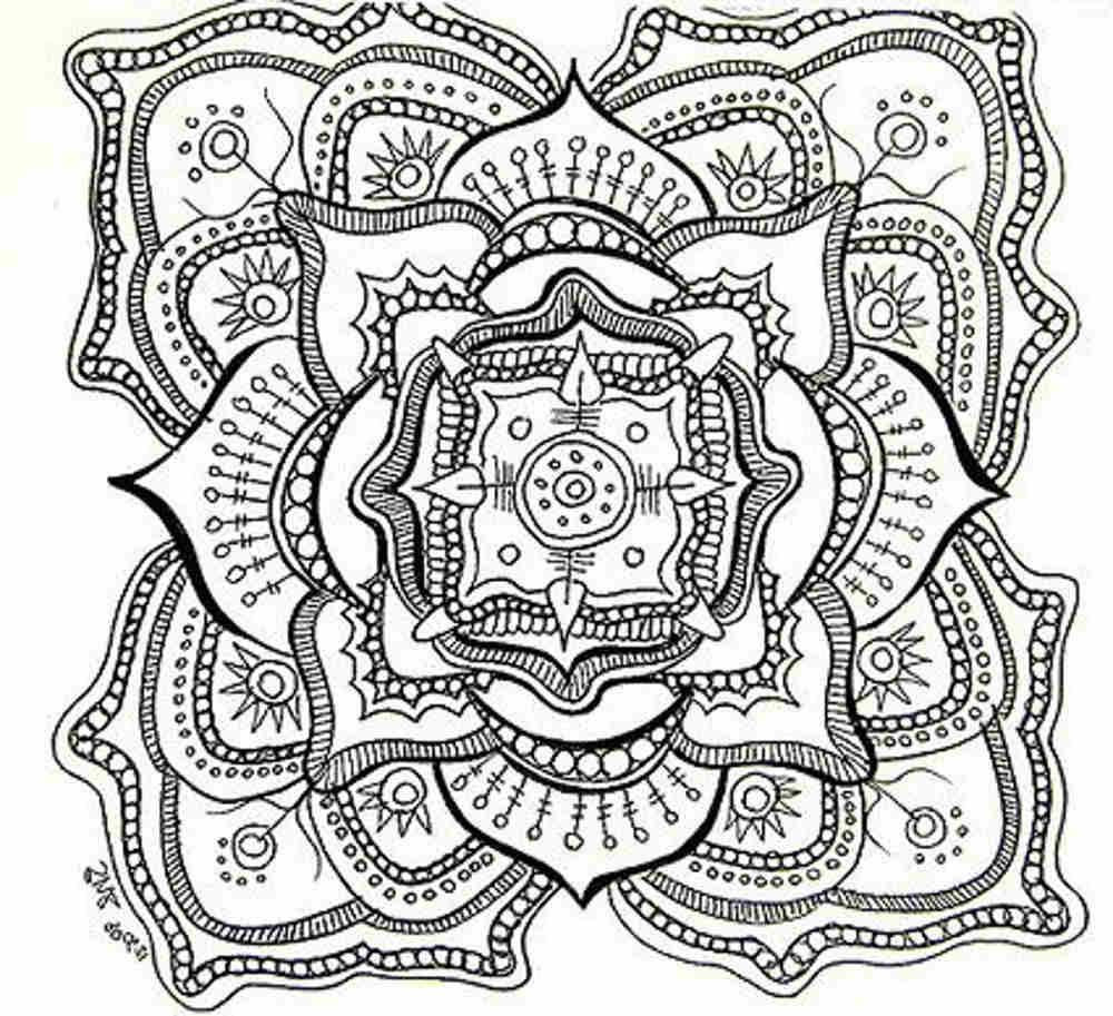 Mandala Coloring Pages For Kids For Printable Mandala Coloring Pages ...
