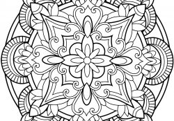 Mandala Coloring Pages Printable Flower Mandala Coloring Page Free Printable Coloring Pages