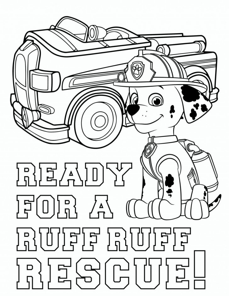 Marshall Paw Patrol Coloring Page Coloring Pages Paw Patrol Marshall ...