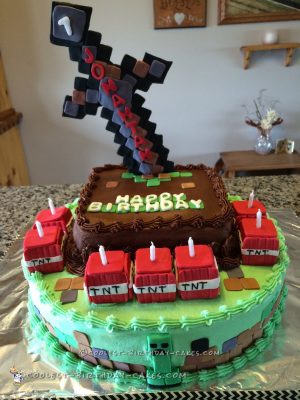 Minecraft Birthday Cake Crazy For Minecraft Cake - birijus.com