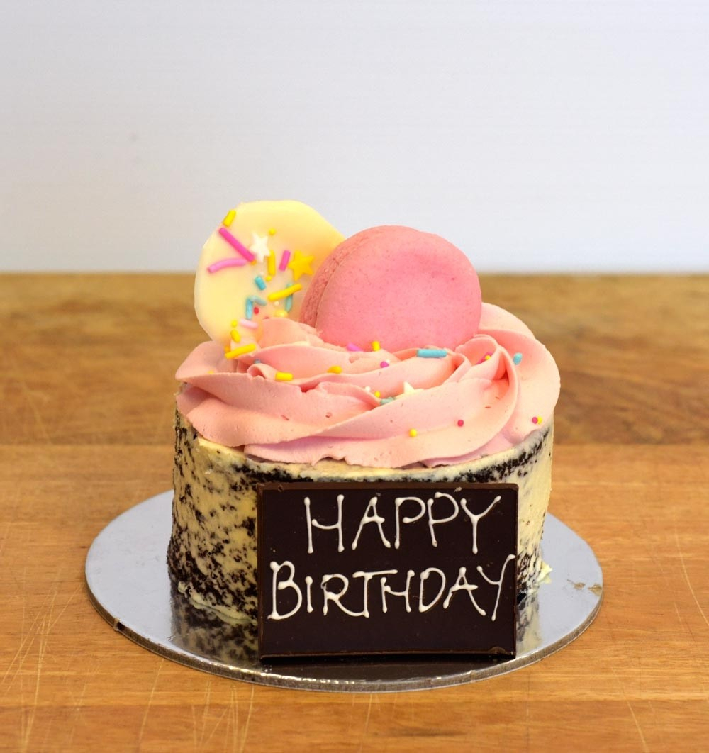 Mini Birthday Cake Pink Mini Mud Birthday Cake