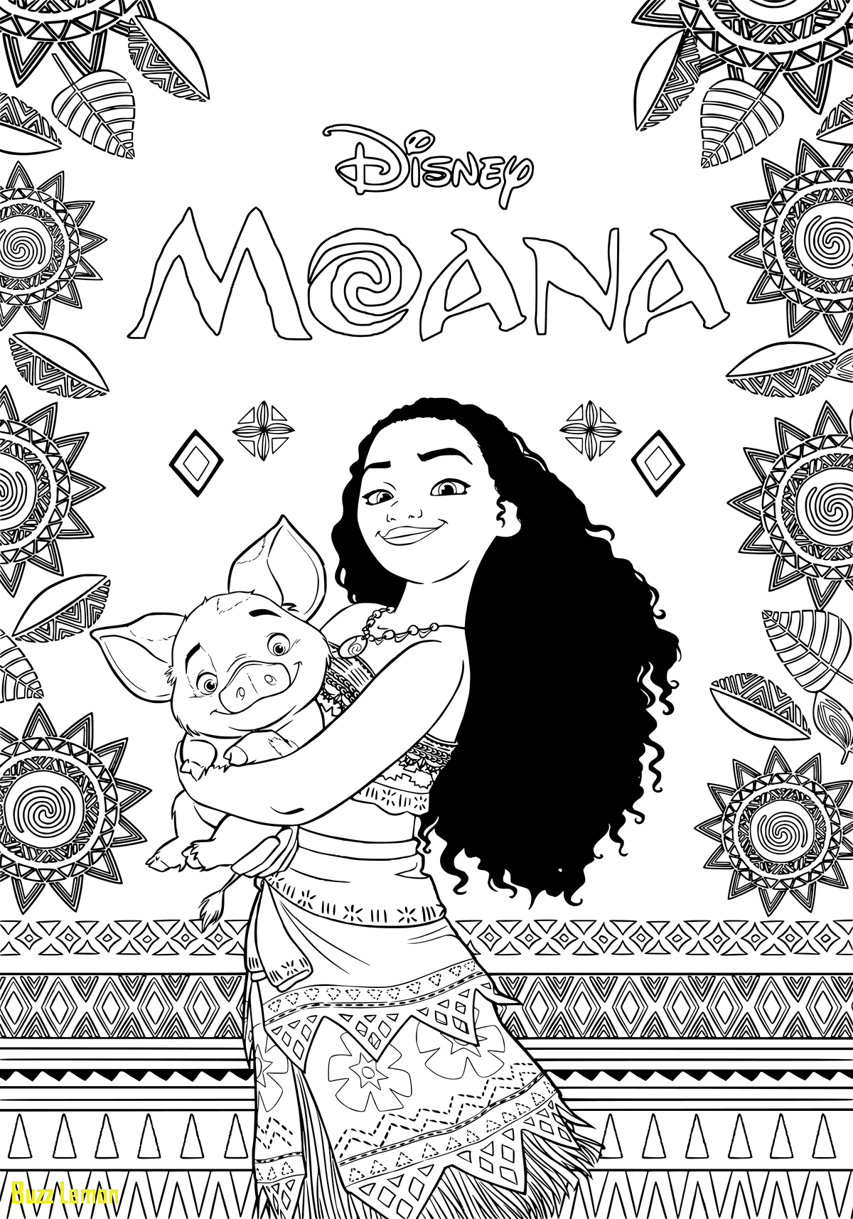 Best Photo of Moana Printable Coloring Pages
