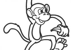 Monkey Coloring Pages Free Printable Monkey Coloring Pages For Kids Cool2bkids