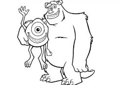 Monster Inc Coloring Pages Monsters Inc Coloring Pages Best Coloring Pages For Kids