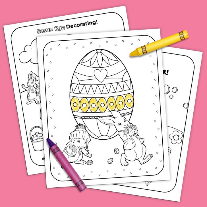 Nickelodeon Coloring Pages Nick Jr Printable Easter Coloring Pack 