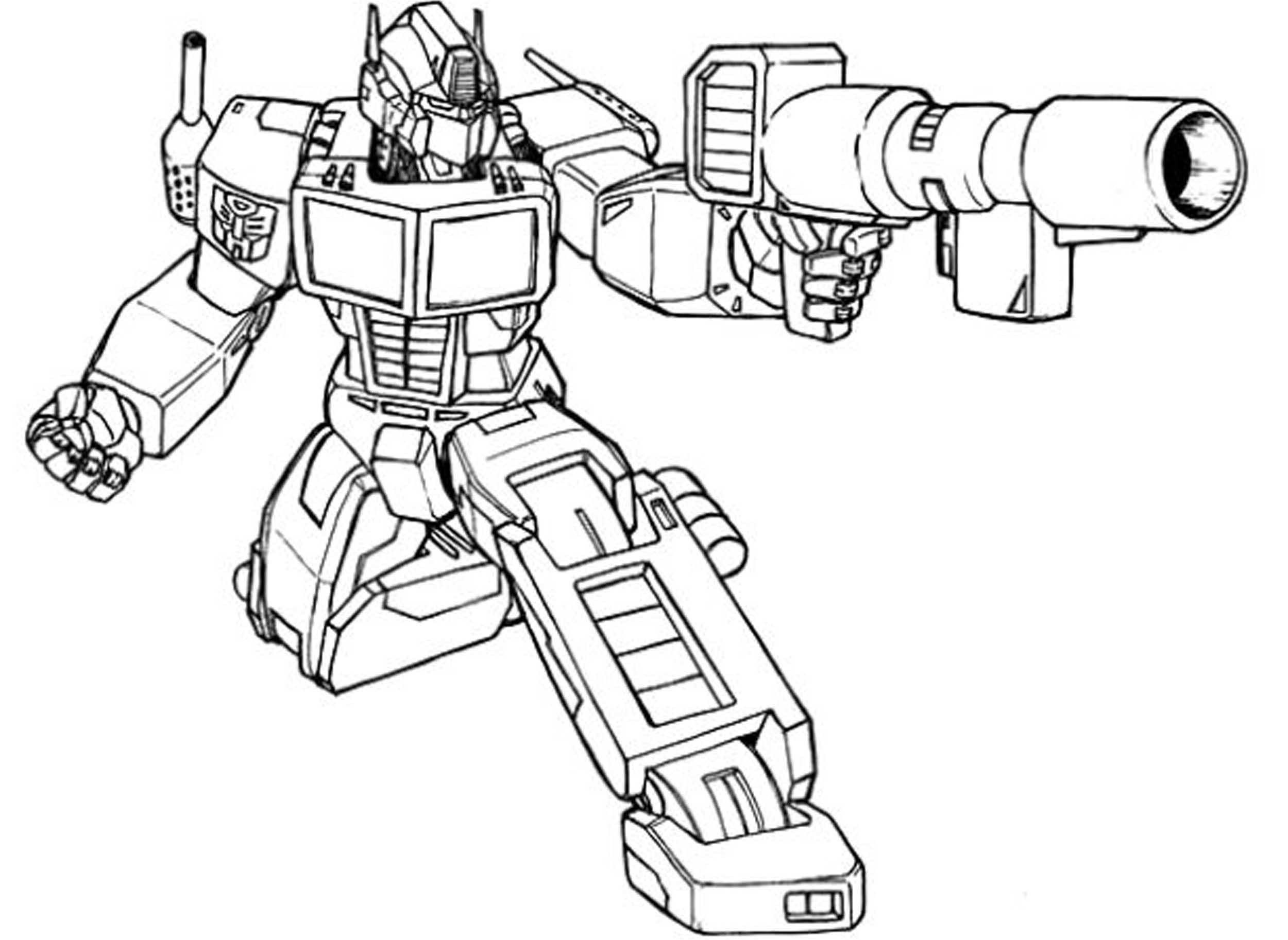 Optimus Prime Coloring Page Transformers Prime Coloring Pages Beautiful ...