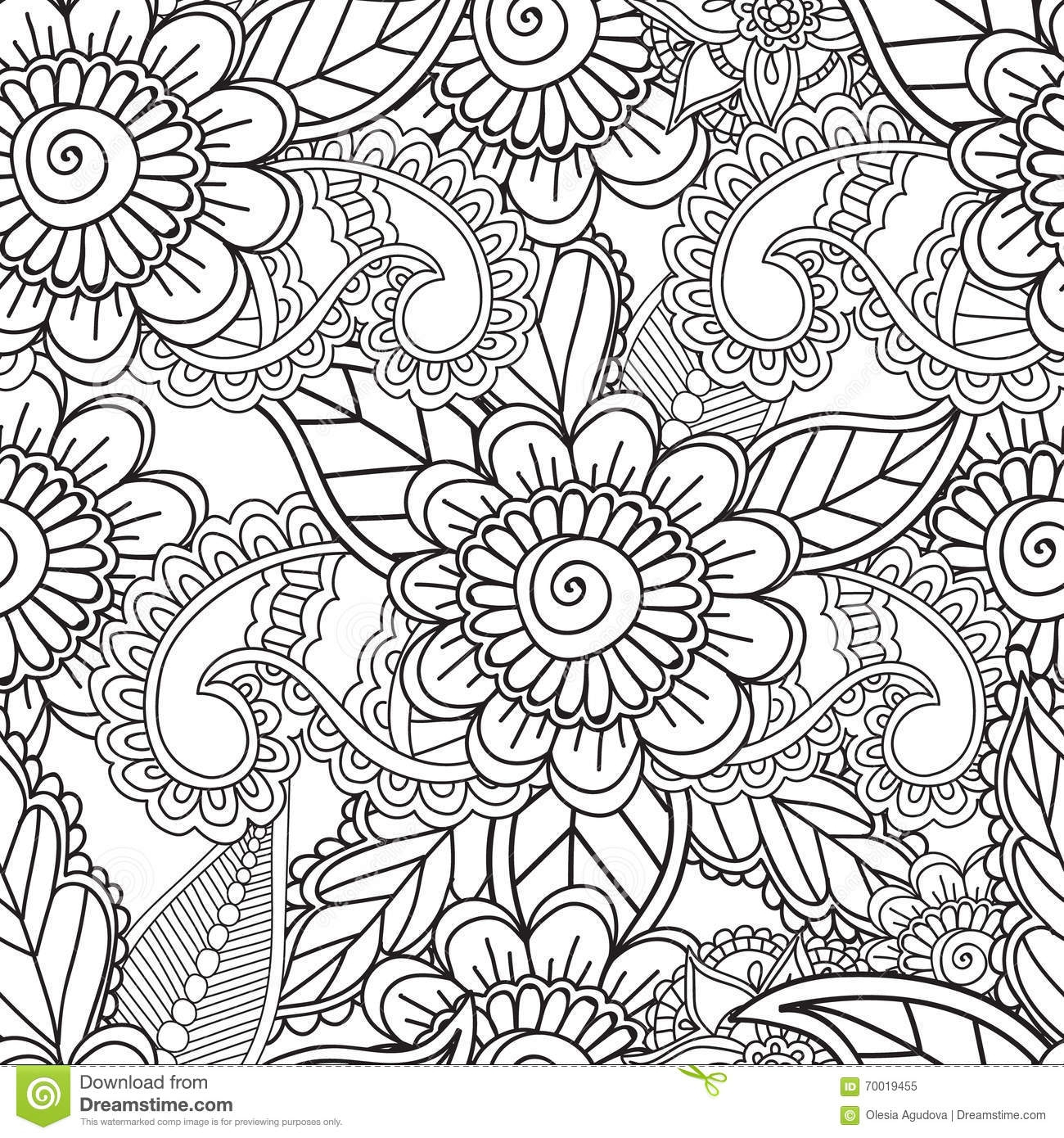 Paisley Coloring Pages Free Printable Paisley Coloring Pages At ...