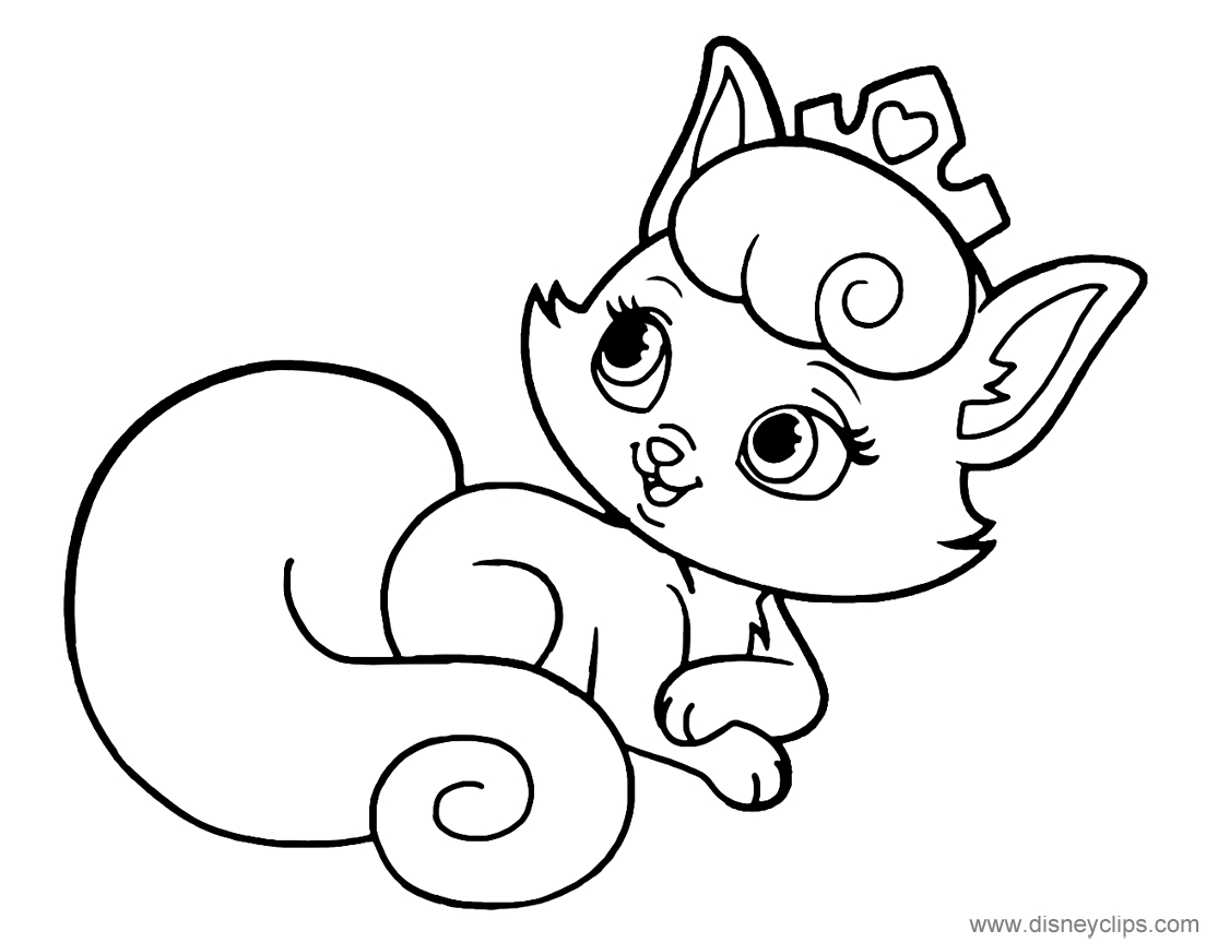 Palace Pets Coloring Pages Palace Pets Coloring Pages 2 Disneyclips