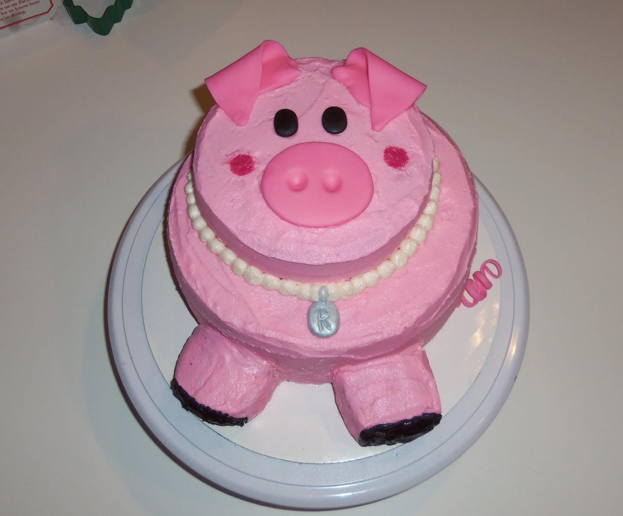 Pig Birthday Cake Pig Birthday Cake Pig Cake Food Cakes Cupcakes Pinterest
