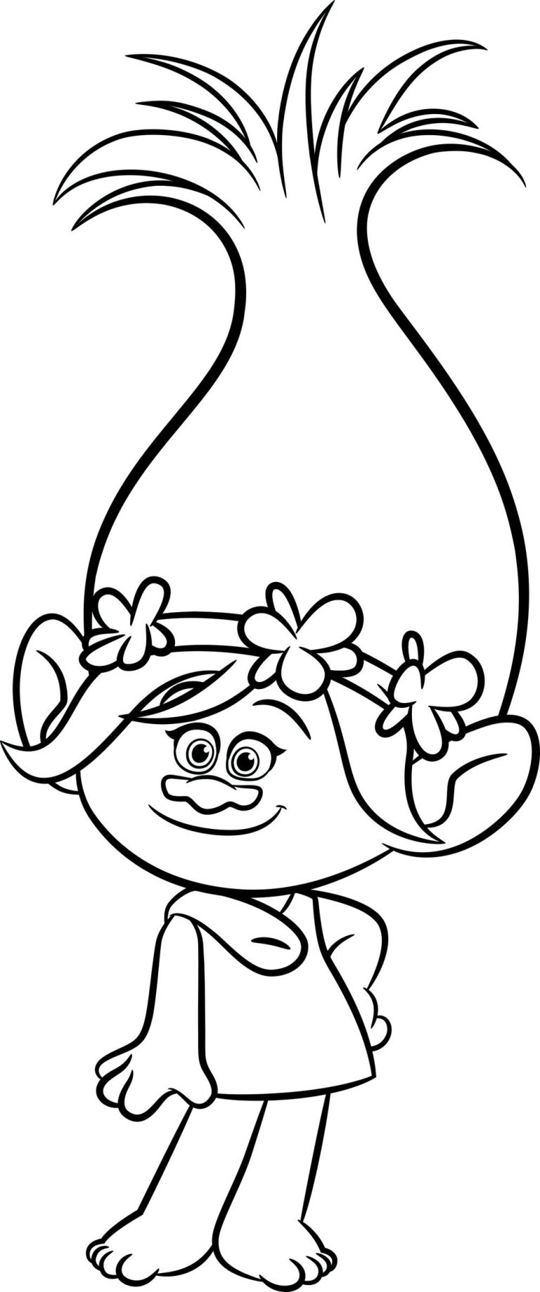 Poppy Coloring Page Poppy Coloring Pages Xflt Informative Princess ...