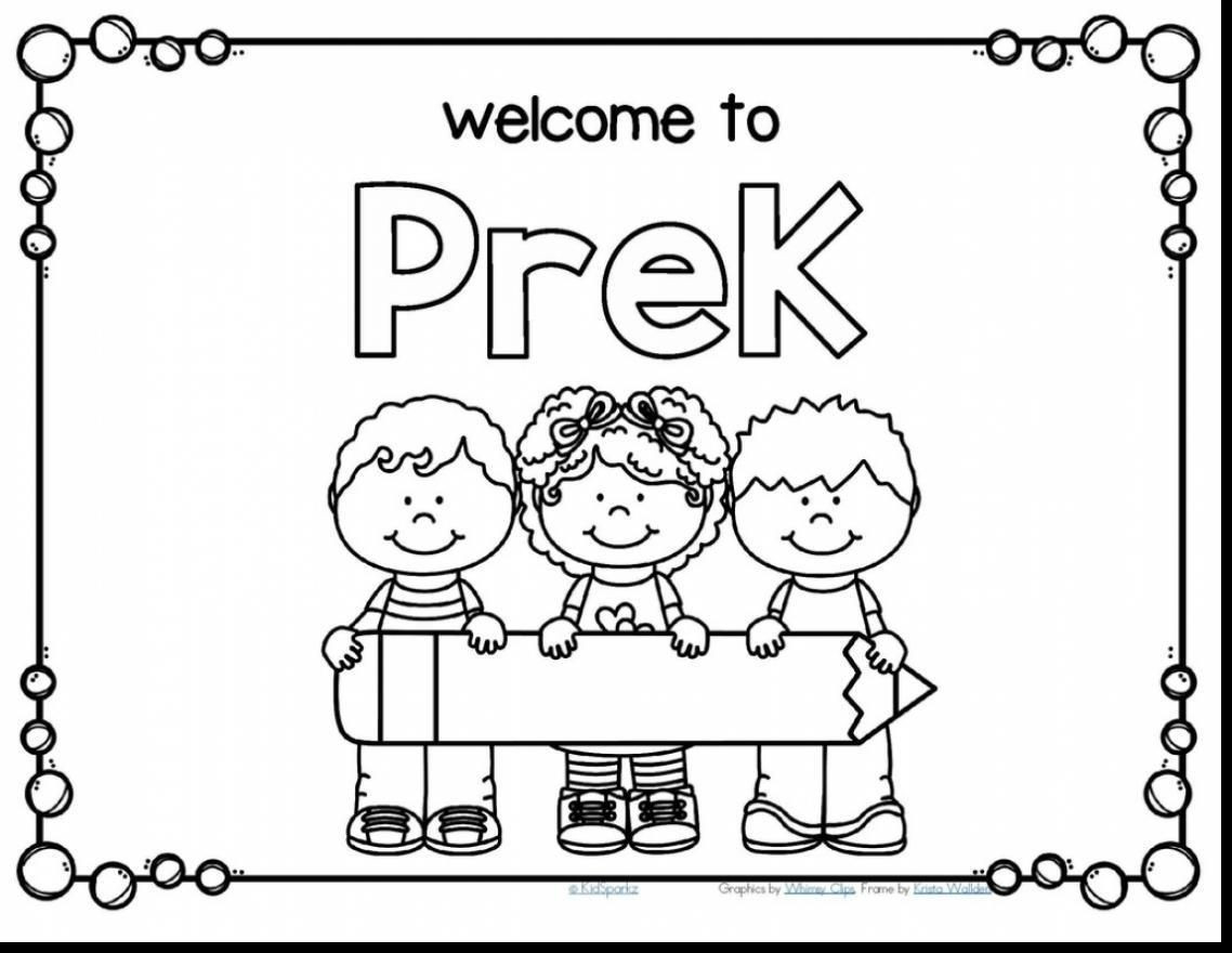 Pre k coloring pages preschool first day coloring pages luxury coloring