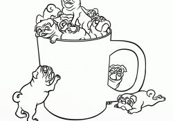 Pug Coloring Pages Pug Puppy Coloring Pages Free Christmas Pug Coloring Pages Kids