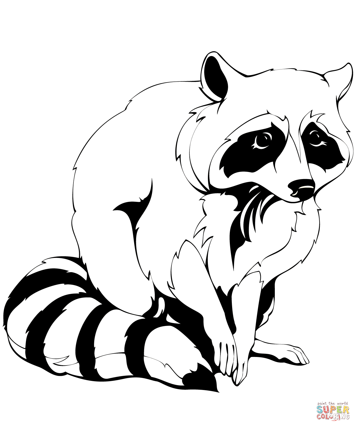 Raccoon Coloring Page Raccoons Coloring Pages Free Coloring Pages ...