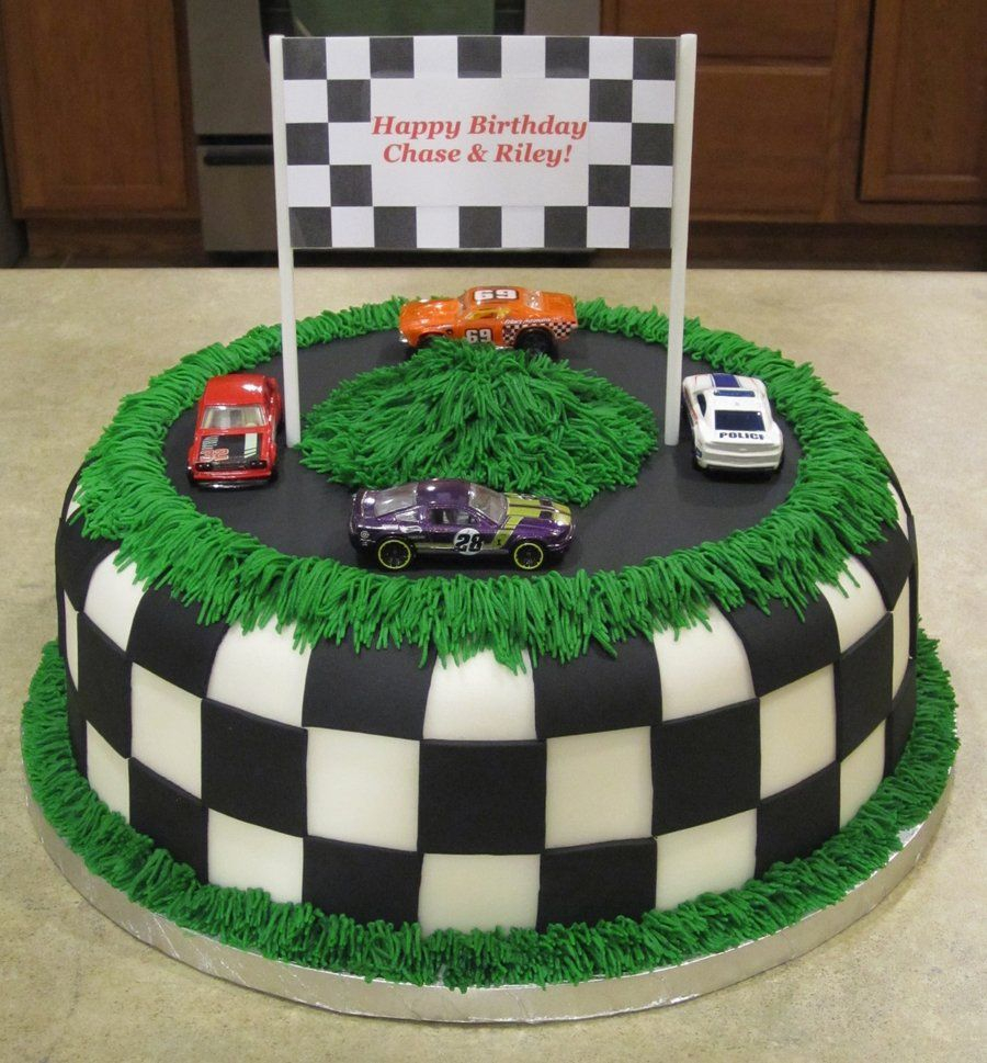 Race Car Birthday Cake Race Car Track Birthday Cake Birthday Cakes Birthday Cake Cake