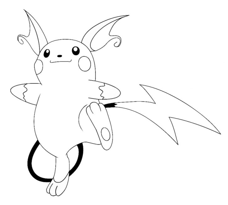 Raichu Coloring Page 28 Raichu Coloring Page Printable Free Coloring ...