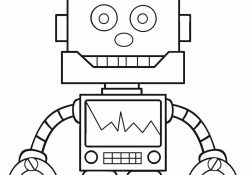 Robot Coloring Page Free Printable Robot Coloring Pages For Kids Cool2bkids