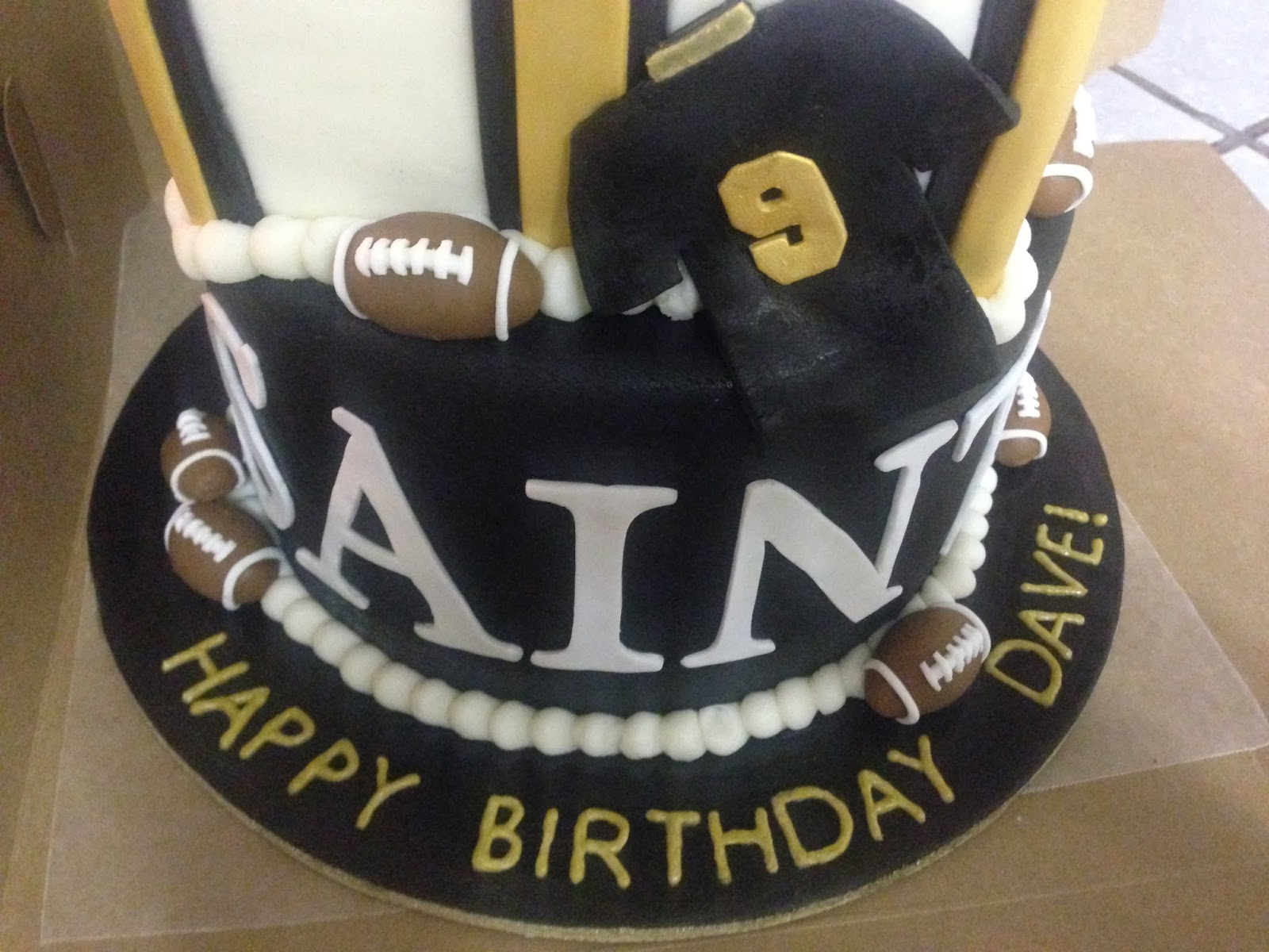 27 Best Photo Of Saints Birthday Cake