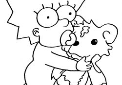 Simpsons Coloring Pages The Simpsons To Print For Free The Simpsons Kids Coloring Pages