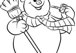 Snowman Coloring Pages Coloring Page Snowmang Frosty The Pages Page Fresh Awesome Of 51