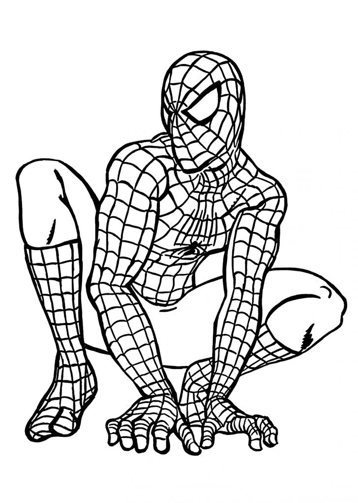 Spider Man Homecoming Coloring Pages Free Printable Spiderman Coloring ...