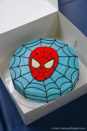 Spiderman Birthday Cakes I Heart Baking Spiderman Birthday Cake ...