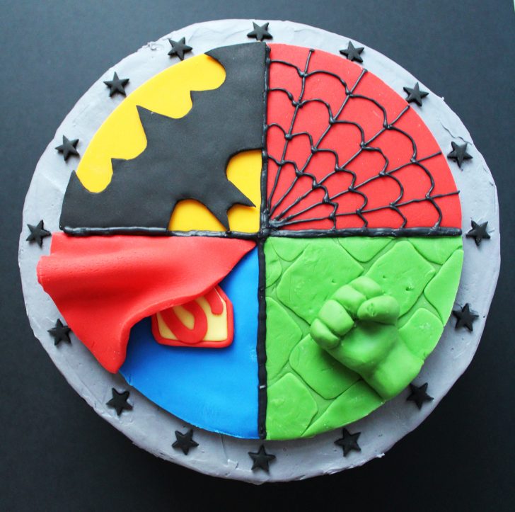 Superhero Birthday Cakes 11 Superhero Birthday Cakes For Boys 6 Photo ...