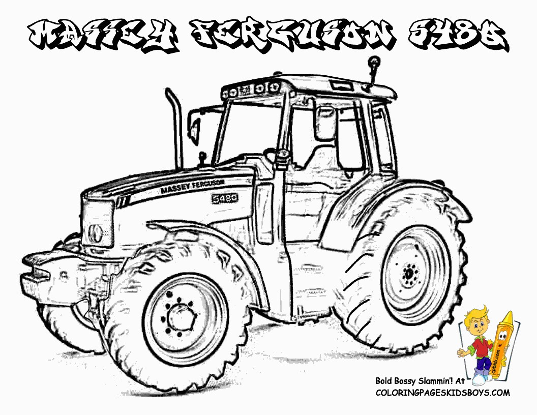 25+ Inspiration Photo of Tractor Coloring Page - birijus.com