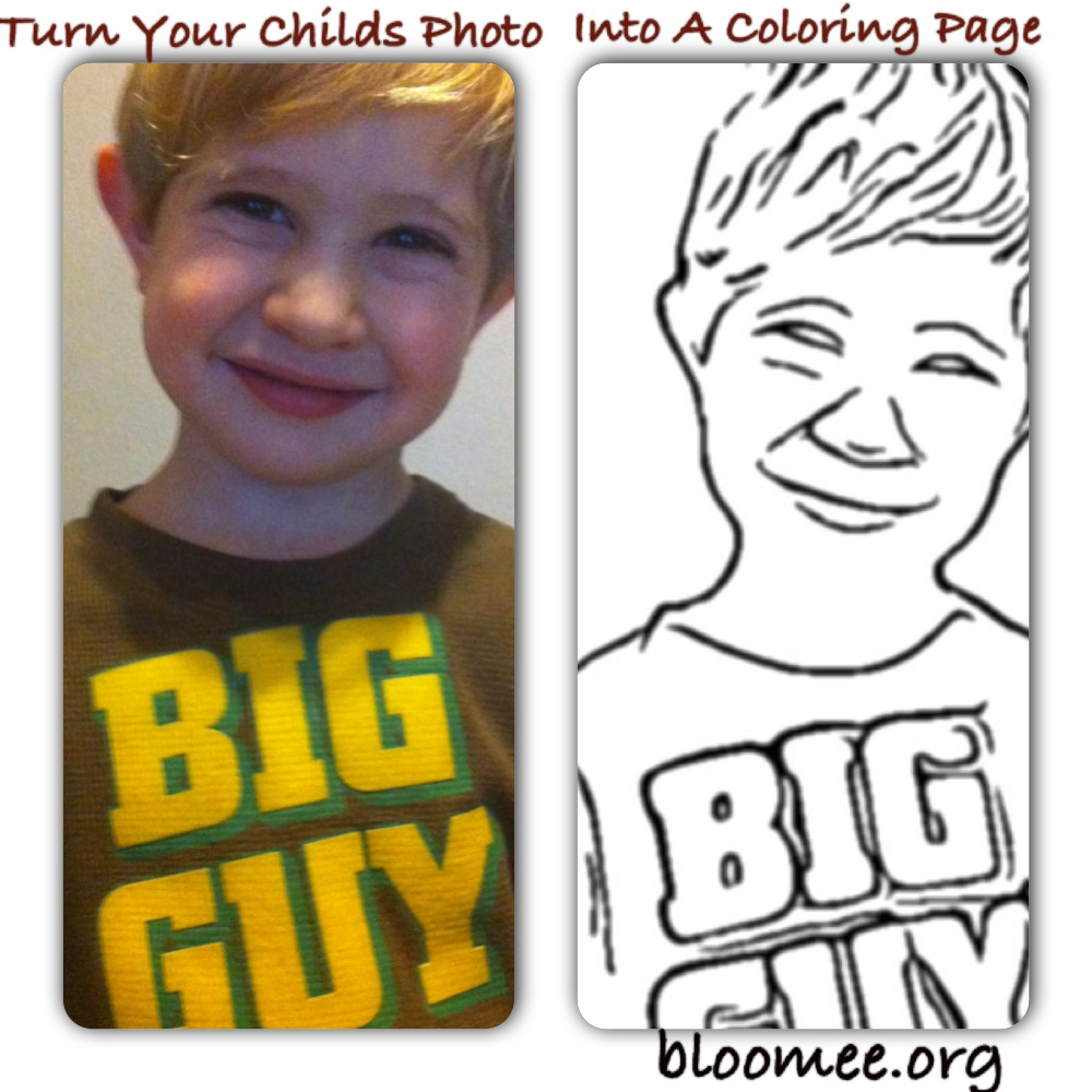 Turn Pictures Into Coloring Pages - Turn Pictures Into Coloring Pages App Turn Your Childs Photo Into A Coloring Page Bloomee 