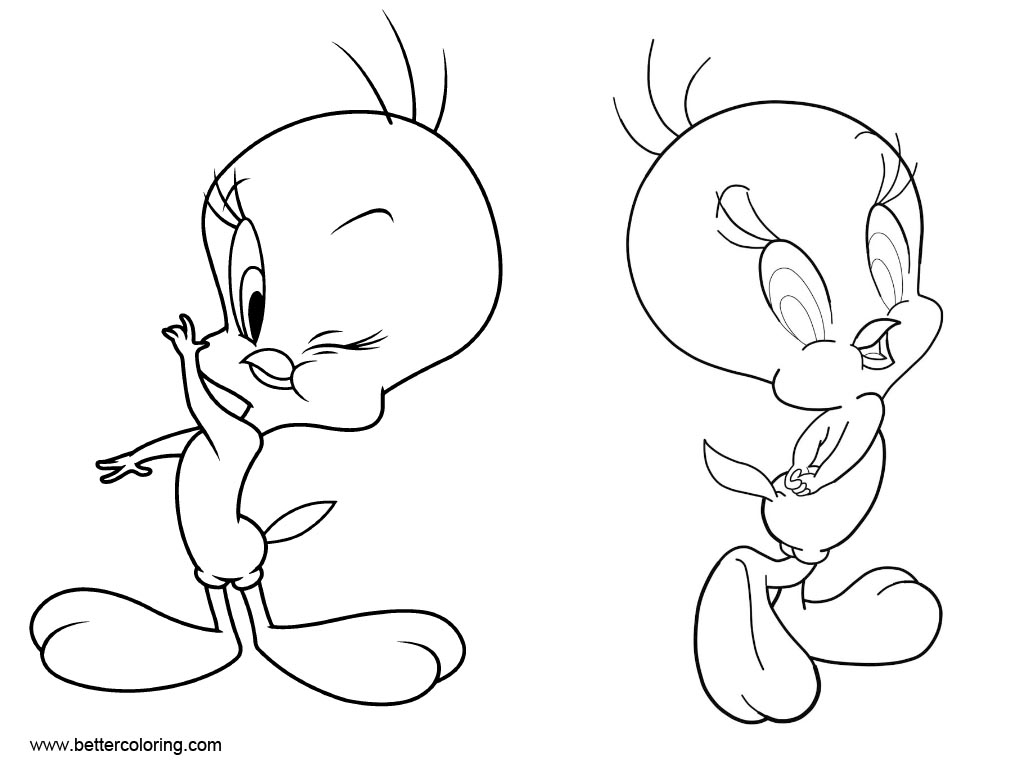 Tweety Bird Coloring Pages Tweety Bird Coloring Pages Clip Art Free