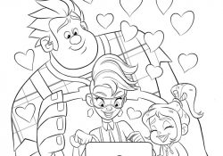 Wreck It Ralph Coloring Pages Free Printable Wreck It Ralph Coloring Pages Play Party Plan